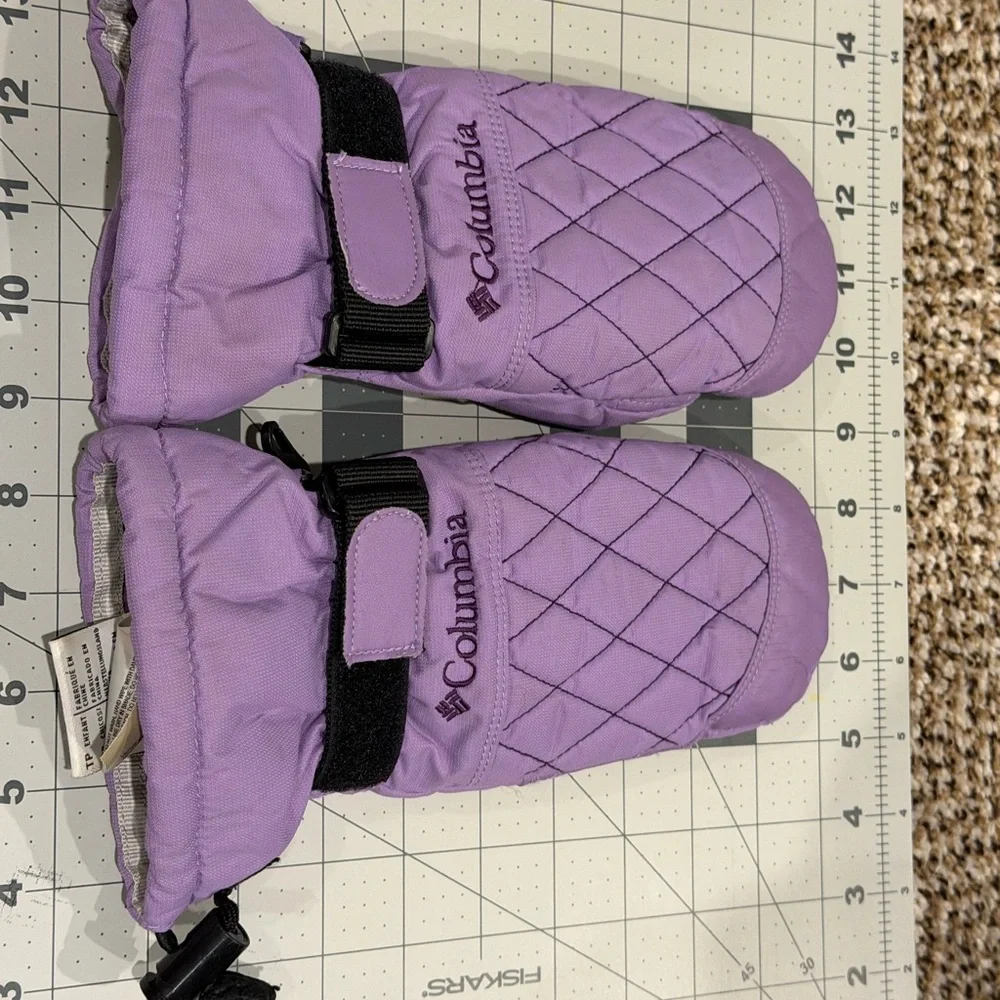 Columbia Kids' Lavender Quilted Mittens